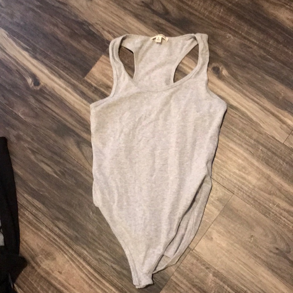 GREY BODYSUIT
